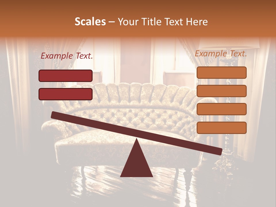 Soft Fiber Decoration PowerPoint Template