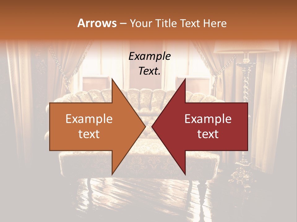 Soft Fiber Decoration PowerPoint Template