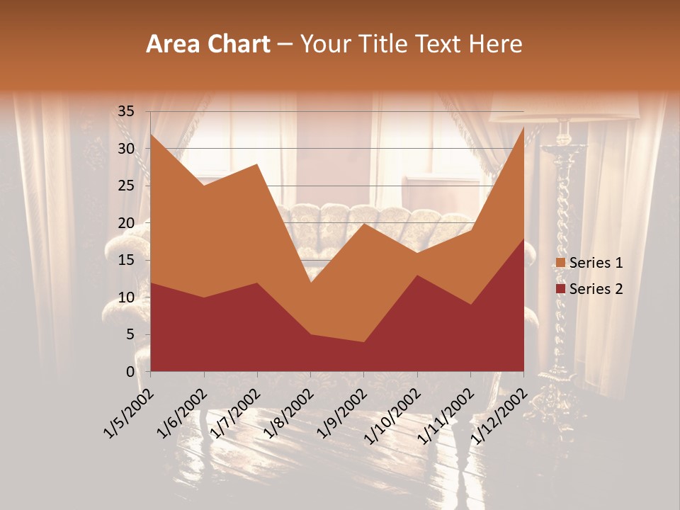 Soft Fiber Decoration PowerPoint Template