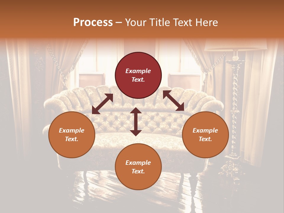 Soft Fiber Decoration PowerPoint Template