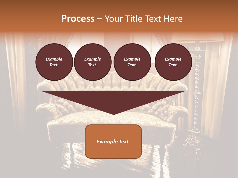Soft Fiber Decoration PowerPoint Template