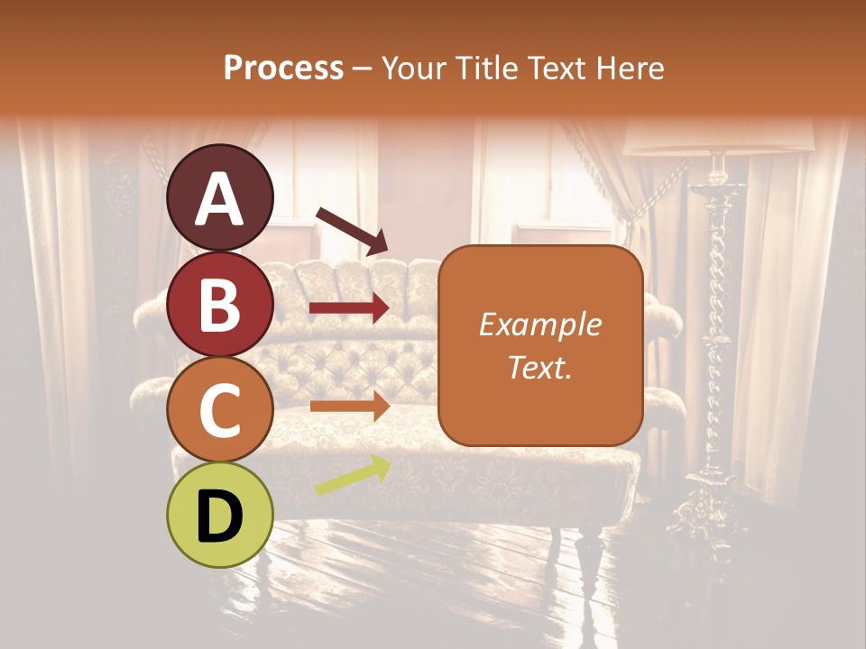 Soft Fiber Decoration PowerPoint Template