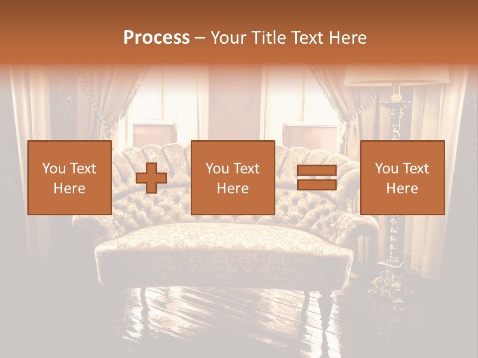 Soft Fiber Decoration PowerPoint Template