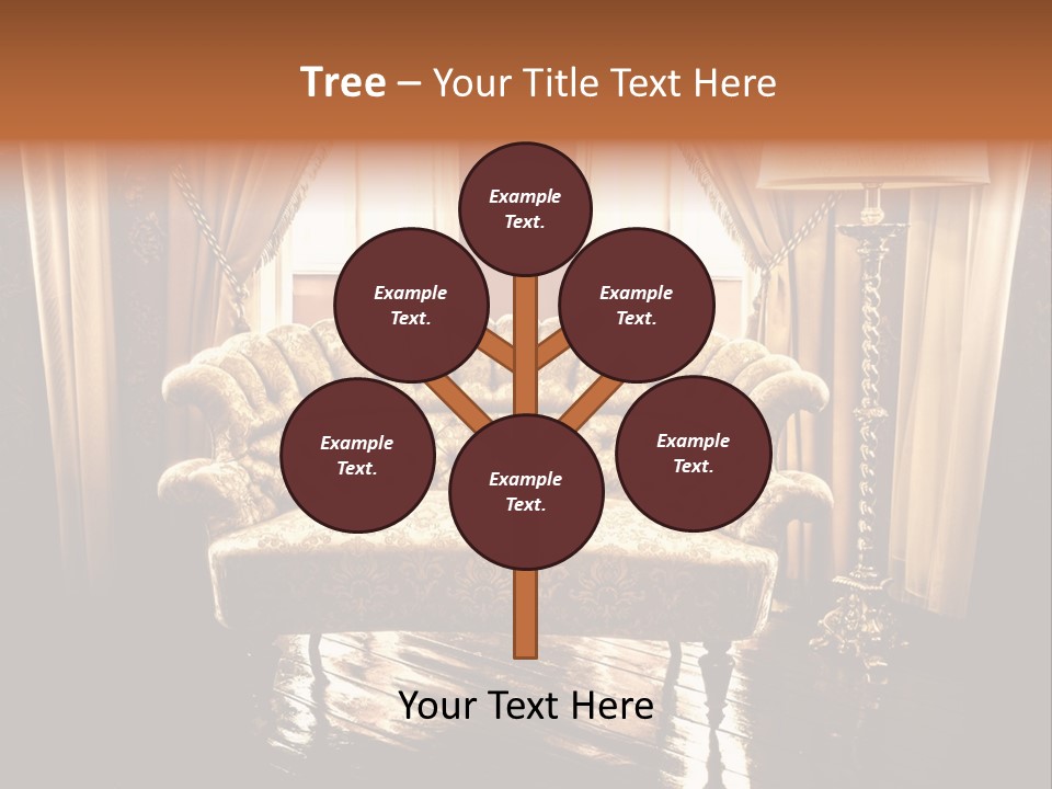 Soft Fiber Decoration PowerPoint Template