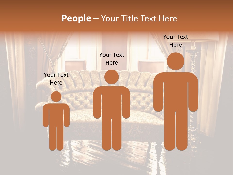 Soft Fiber Decoration PowerPoint Template