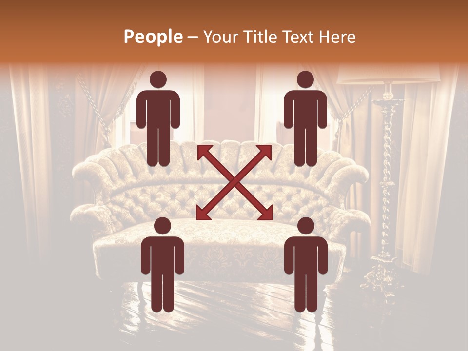 Soft Fiber Decoration PowerPoint Template