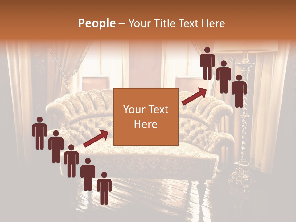 Soft Fiber Decoration PowerPoint Template