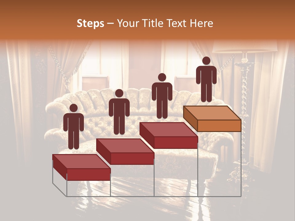 Soft Fiber Decoration PowerPoint Template