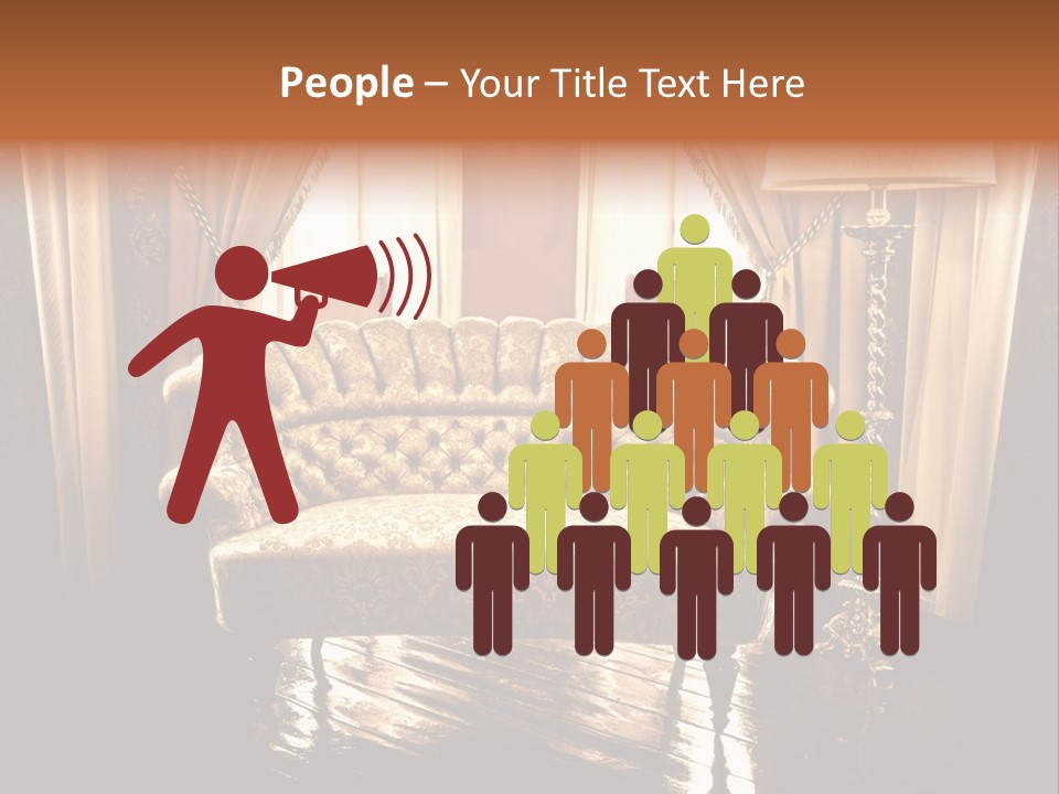 Soft Fiber Decoration PowerPoint Template