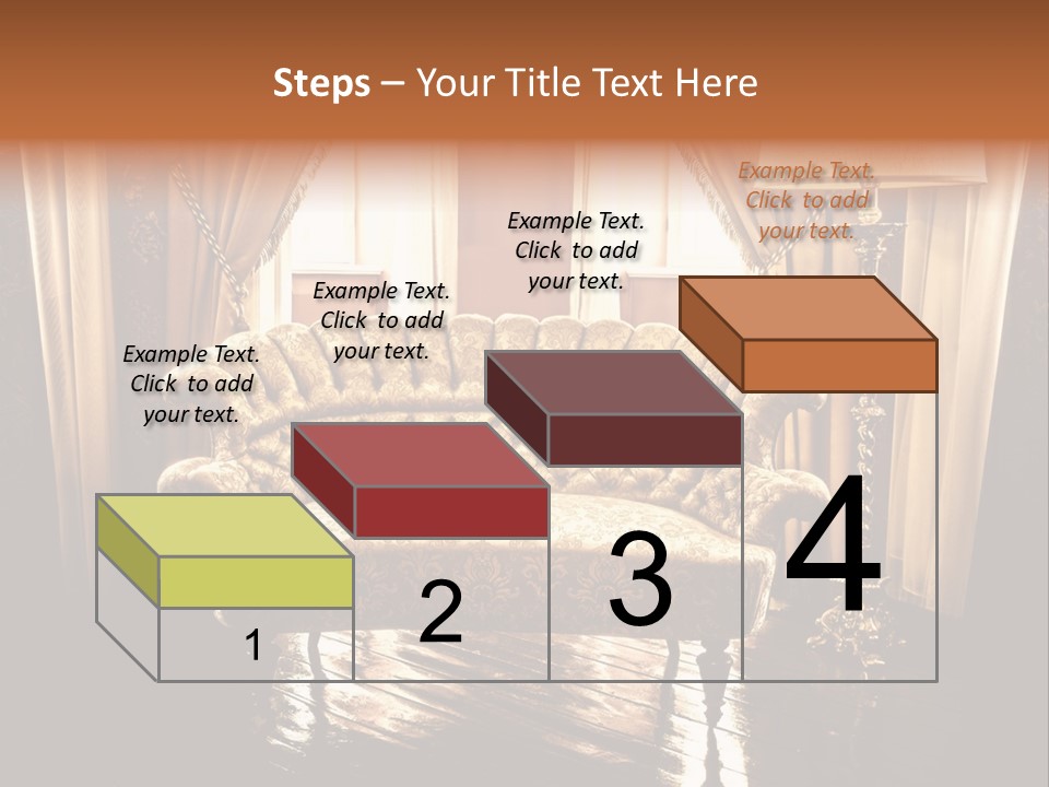 Soft Fiber Decoration PowerPoint Template