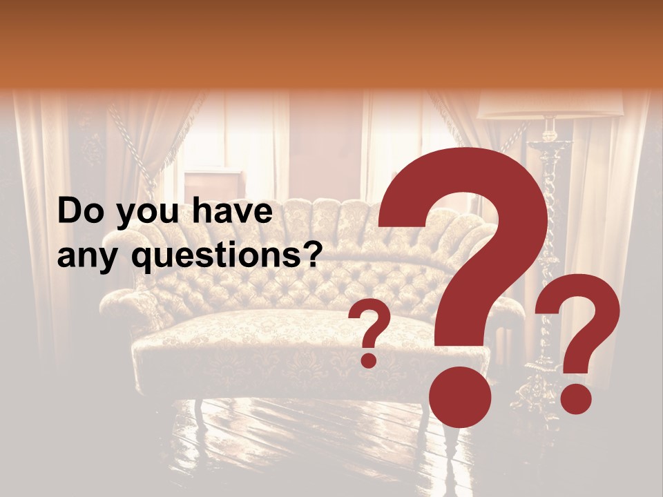 Soft Fiber Decoration PowerPoint Template