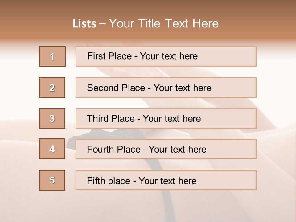 Lingerie Fashion Black PowerPoint Template