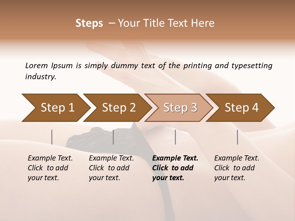 Lingerie Fashion Black PowerPoint Template