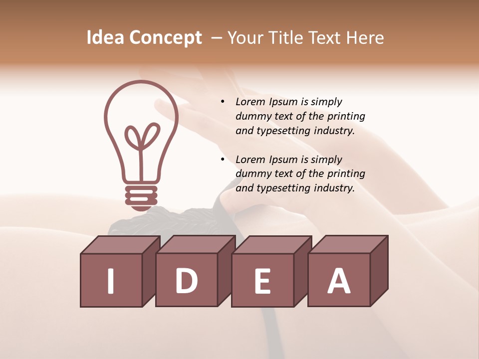 Lingerie Fashion Black PowerPoint Template