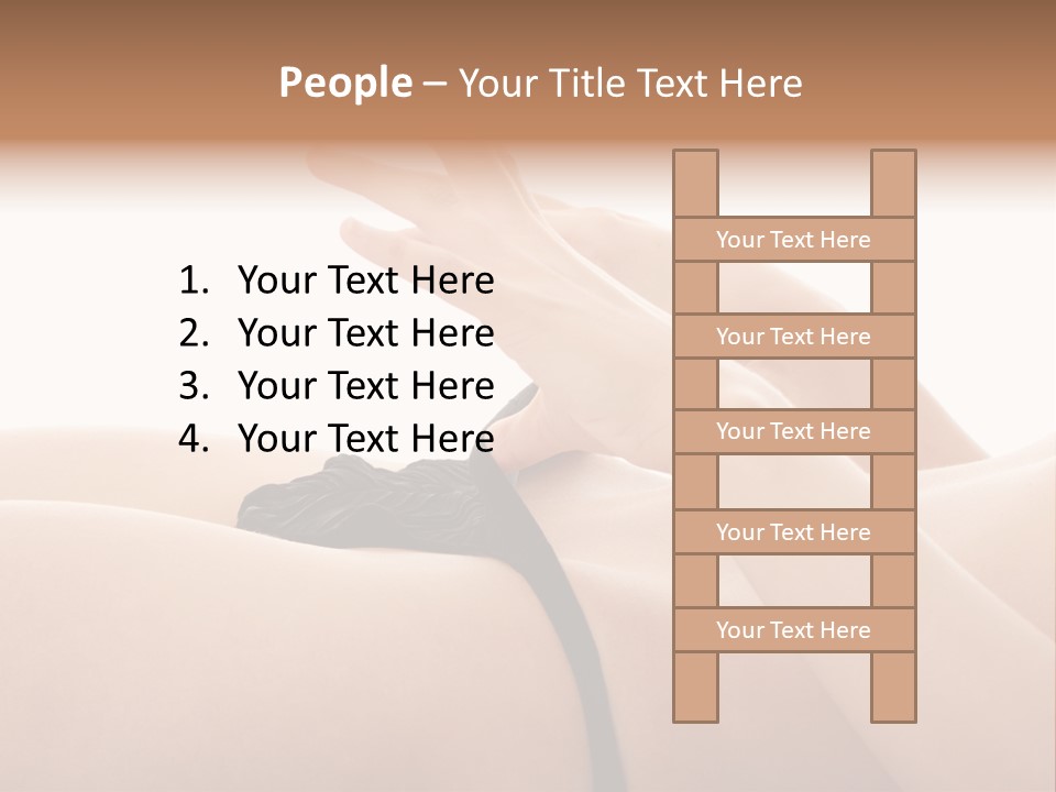Lingerie Fashion Black PowerPoint Template