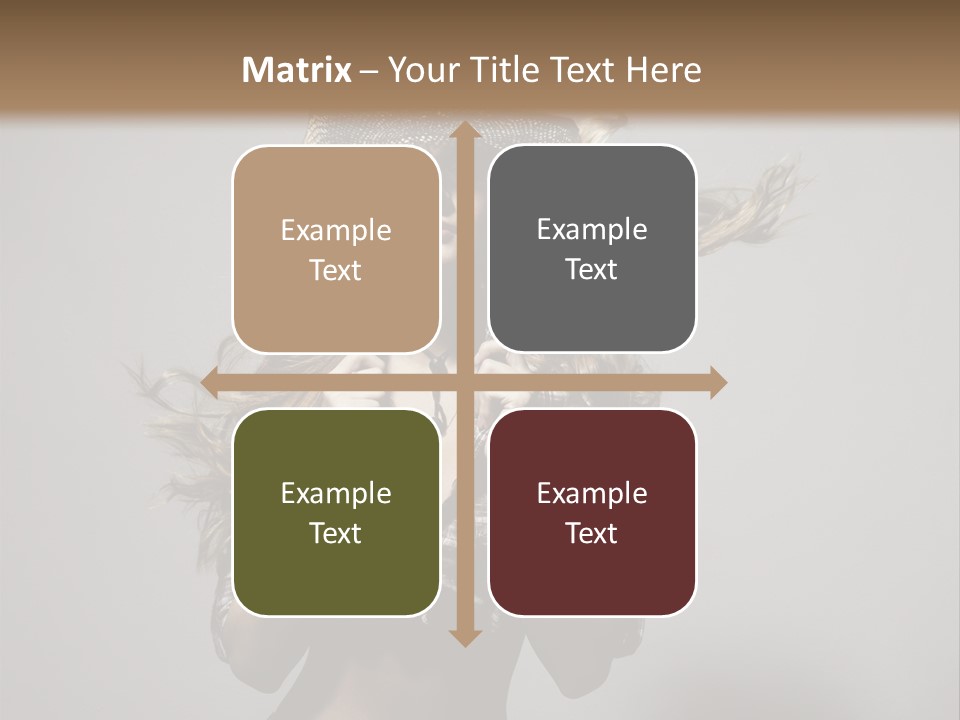 People Beautiful Glamour PowerPoint Template