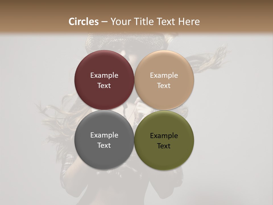 People Beautiful Glamour PowerPoint Template