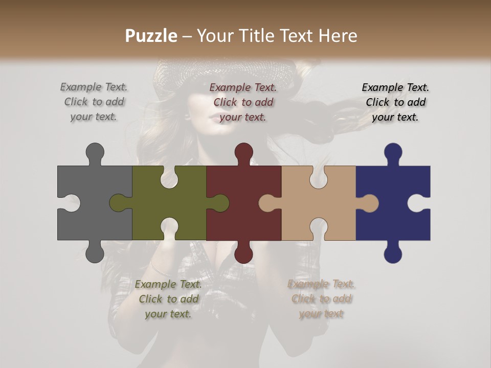 People Beautiful Glamour PowerPoint Template