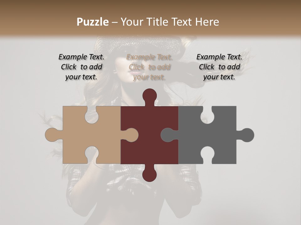 People Beautiful Glamour PowerPoint Template