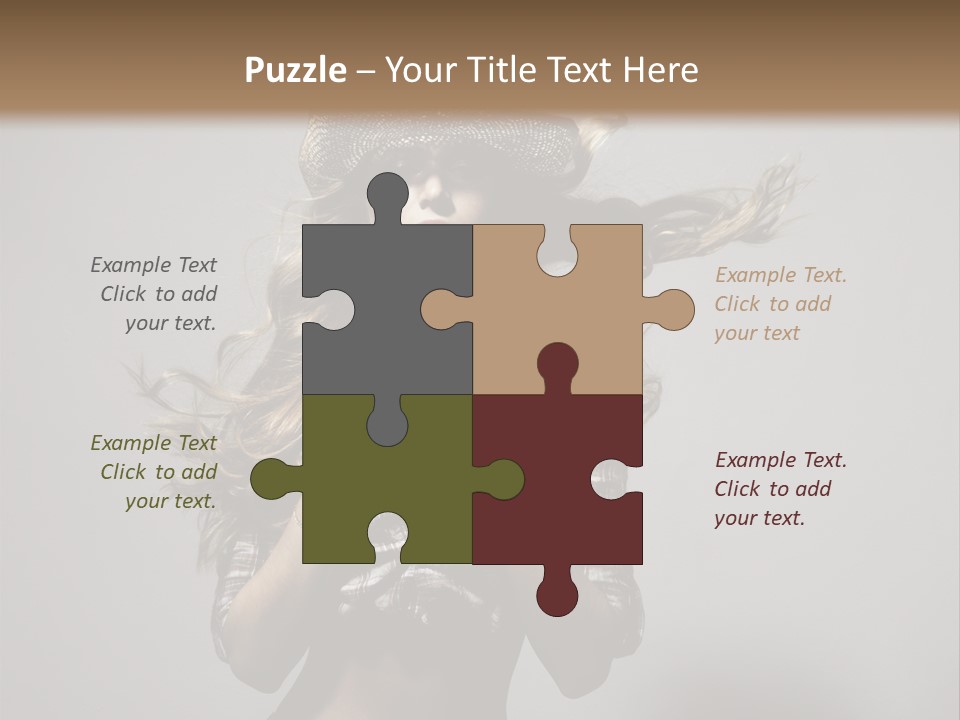 People Beautiful Glamour PowerPoint Template