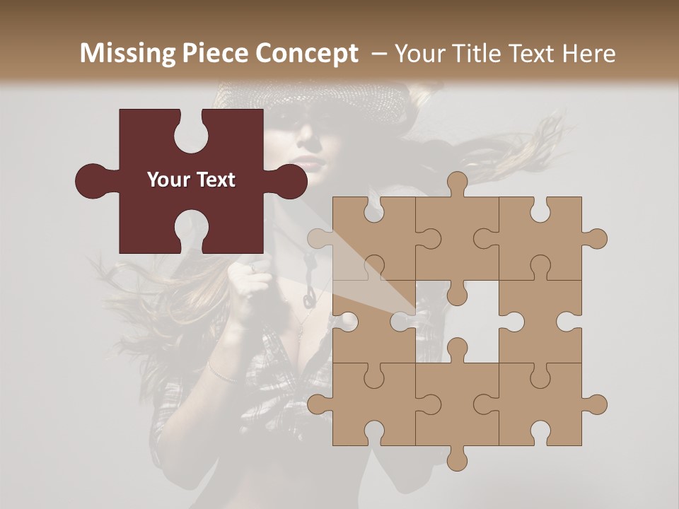 People Beautiful Glamour PowerPoint Template