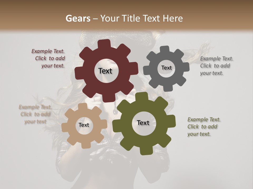 People Beautiful Glamour PowerPoint Template