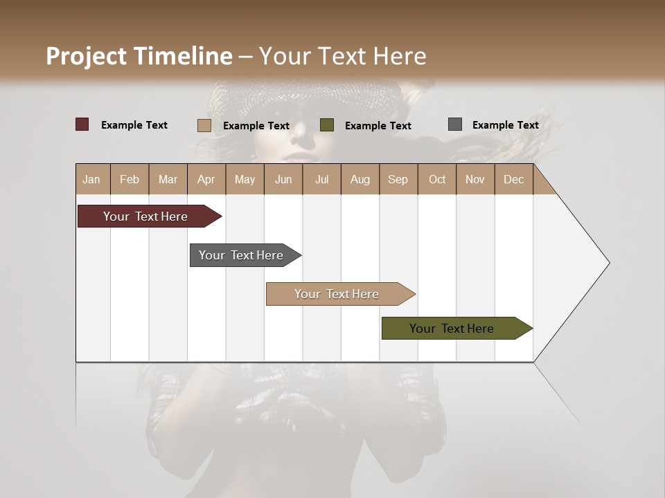 People Beautiful Glamour PowerPoint Template