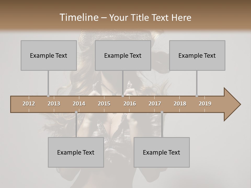 People Beautiful Glamour PowerPoint Template