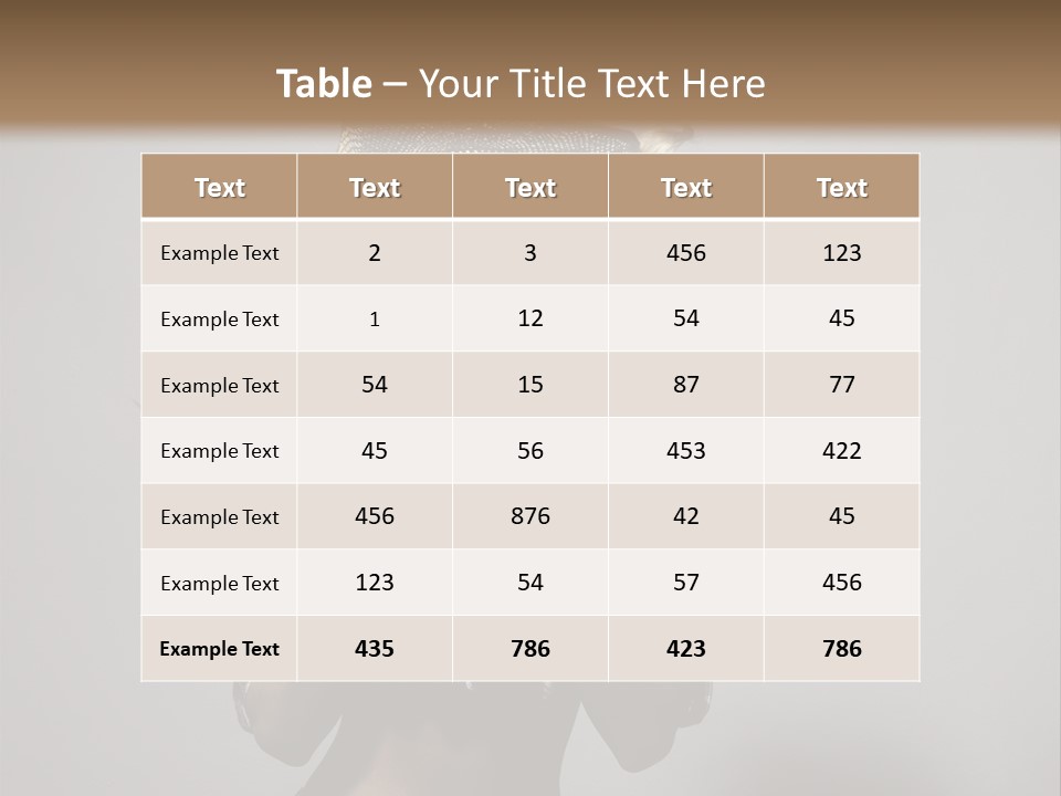 People Beautiful Glamour PowerPoint Template