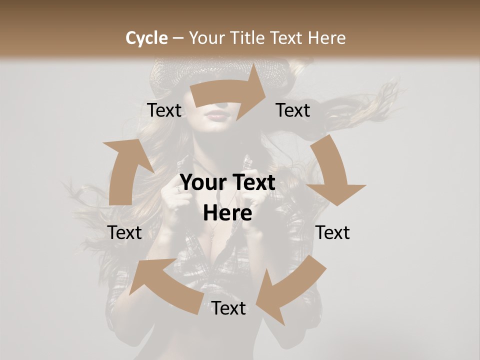 People Beautiful Glamour PowerPoint Template