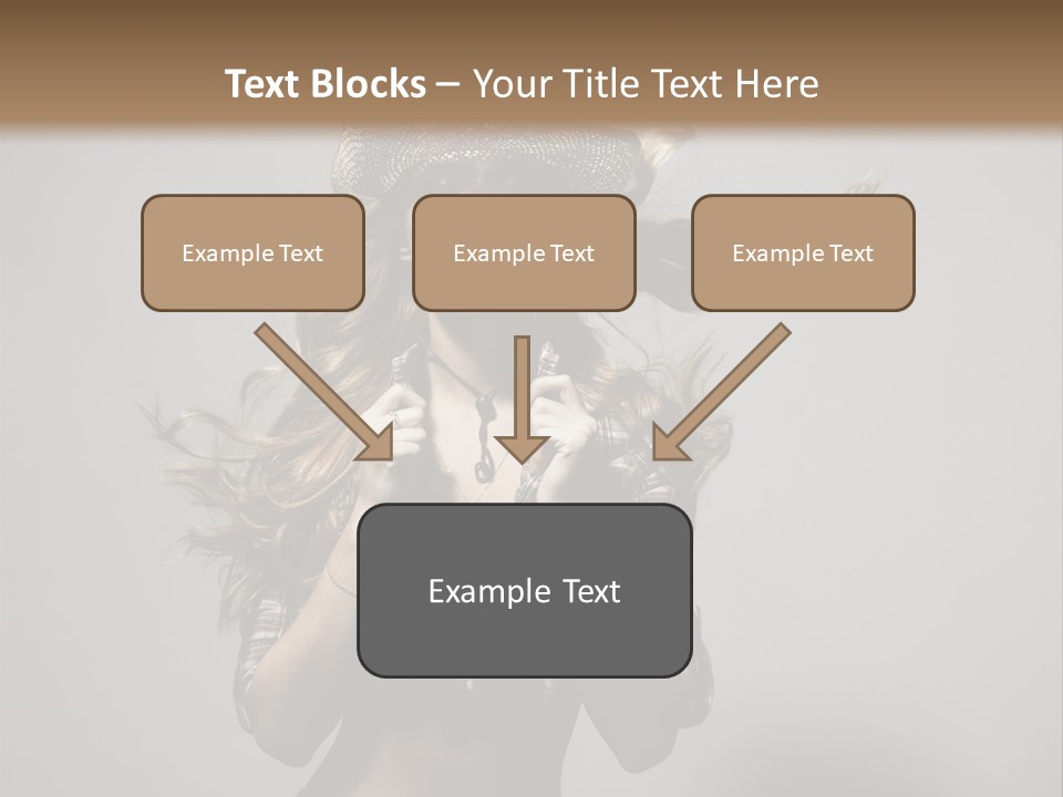 People Beautiful Glamour PowerPoint Template