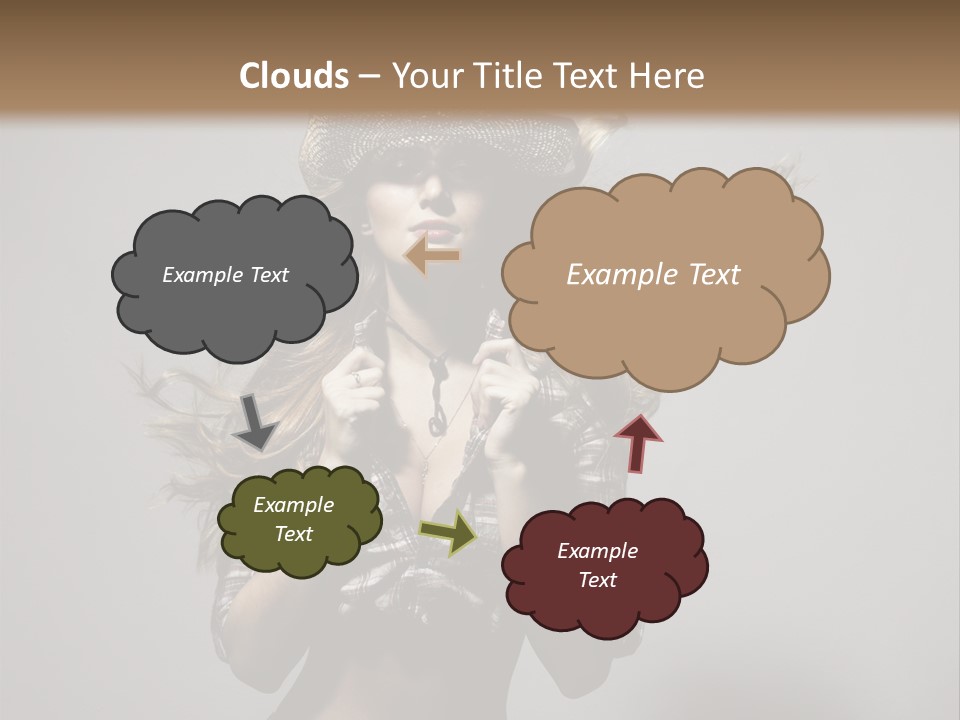 People Beautiful Glamour PowerPoint Template