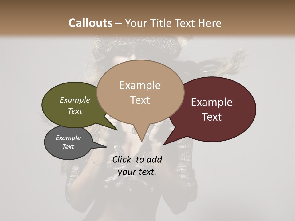 People Beautiful Glamour PowerPoint Template