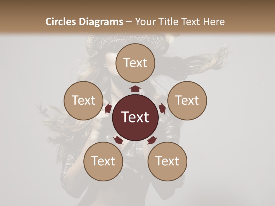 People Beautiful Glamour PowerPoint Template