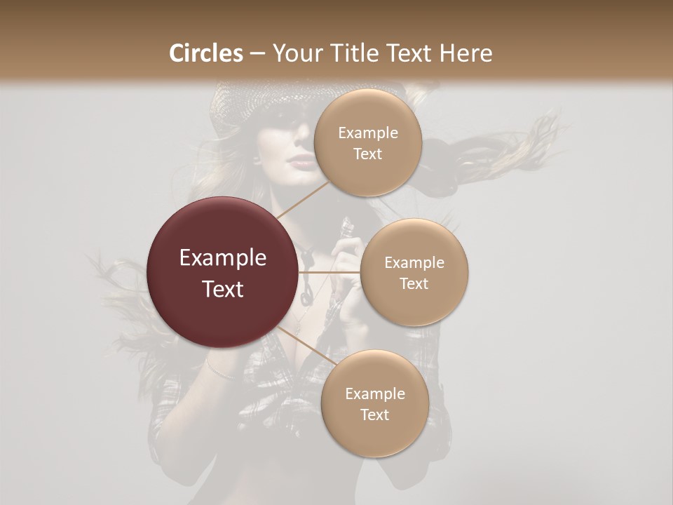 People Beautiful Glamour PowerPoint Template