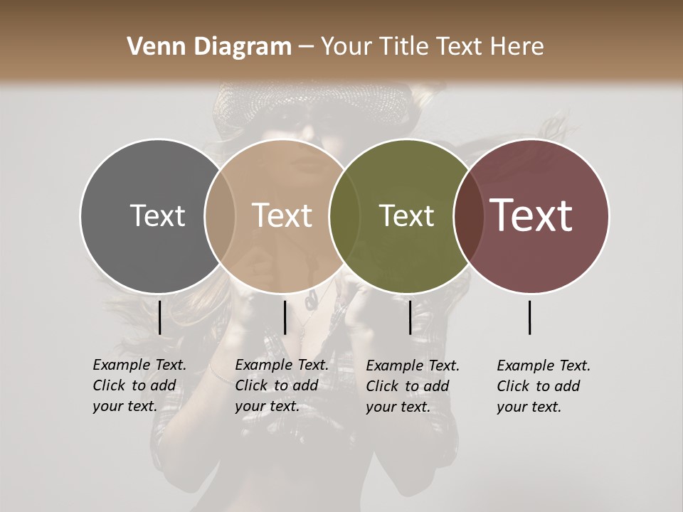 People Beautiful Glamour PowerPoint Template