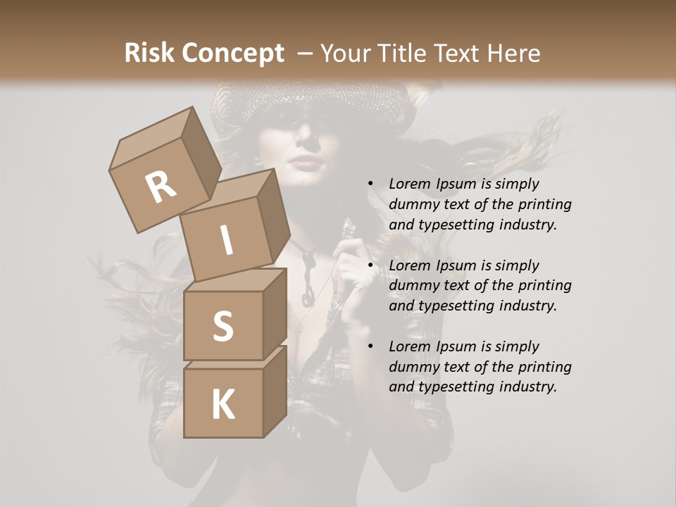 People Beautiful Glamour PowerPoint Template