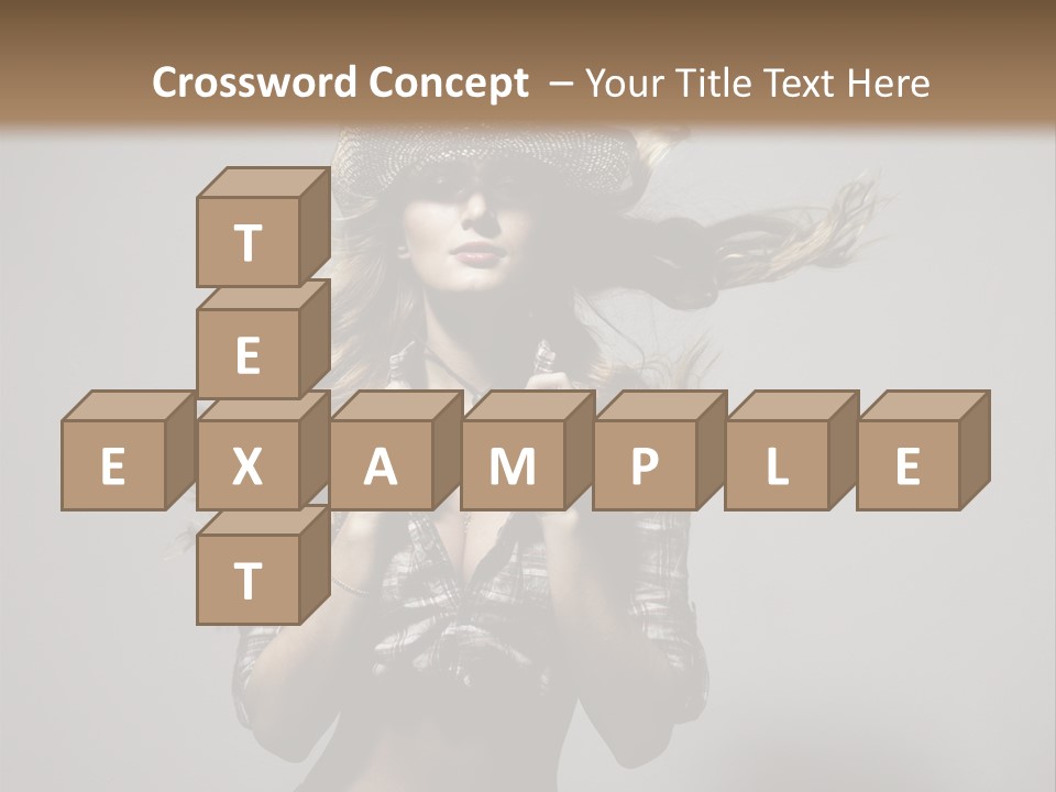 People Beautiful Glamour PowerPoint Template