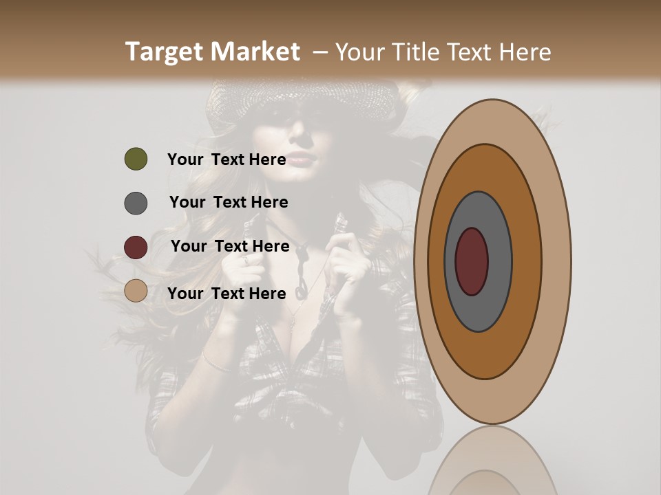 People Beautiful Glamour PowerPoint Template