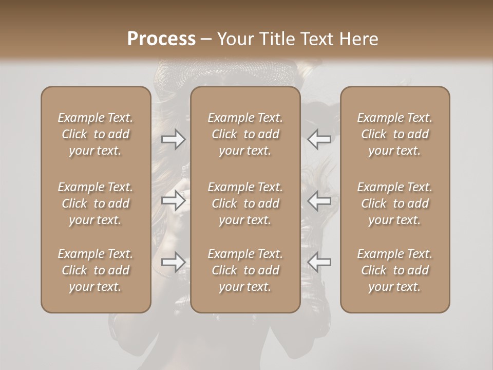 People Beautiful Glamour PowerPoint Template