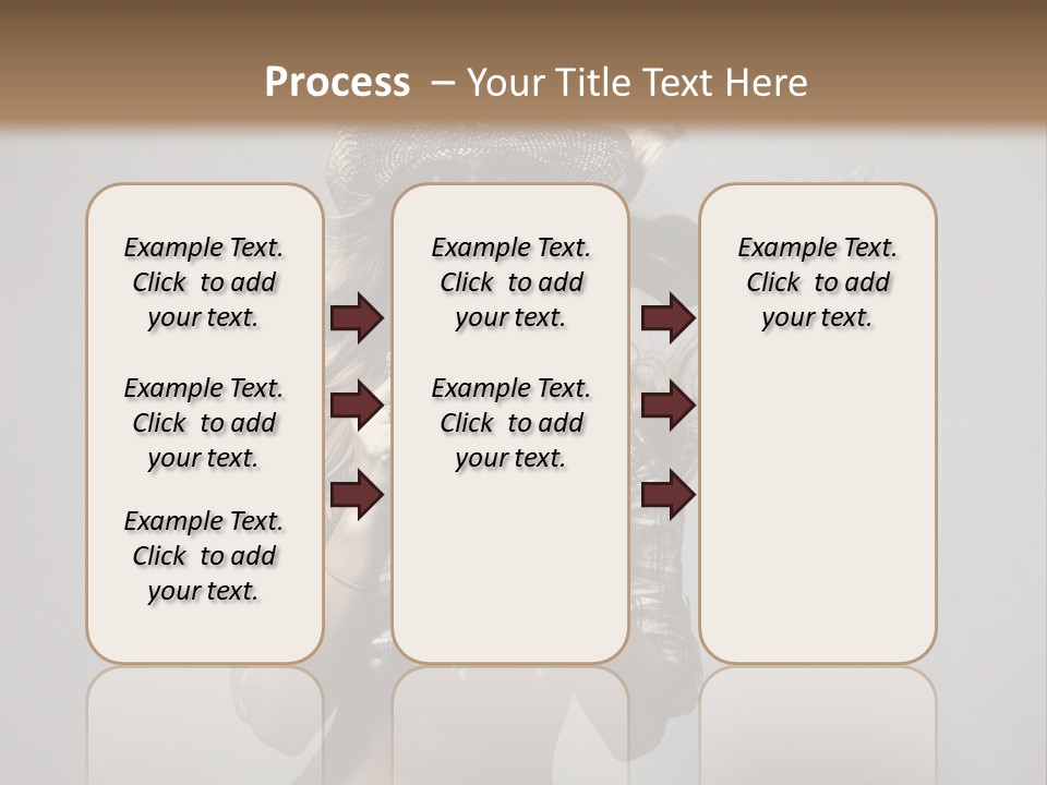 People Beautiful Glamour PowerPoint Template