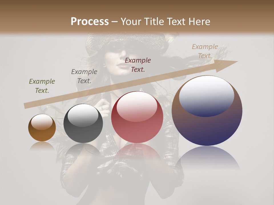 People Beautiful Glamour PowerPoint Template
