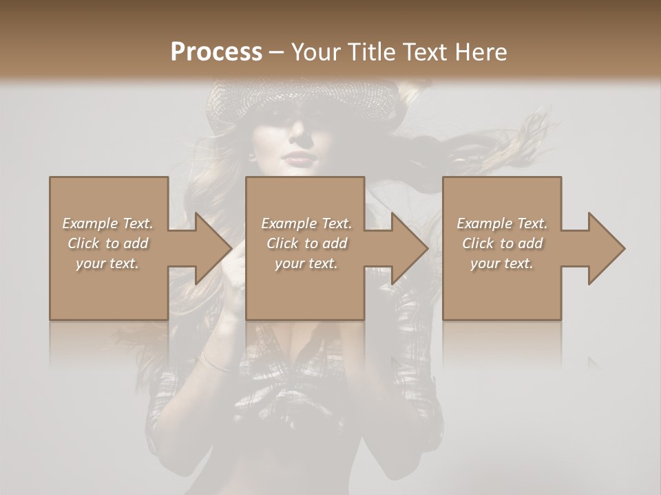People Beautiful Glamour PowerPoint Template