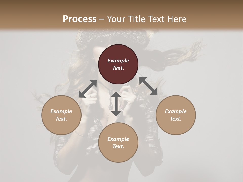 People Beautiful Glamour PowerPoint Template