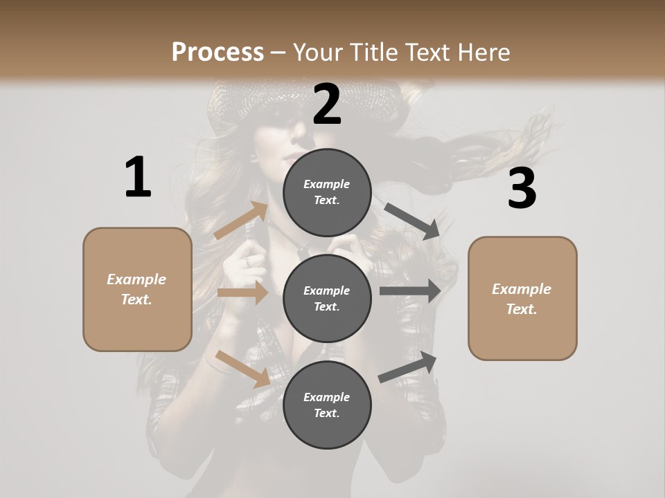 People Beautiful Glamour PowerPoint Template