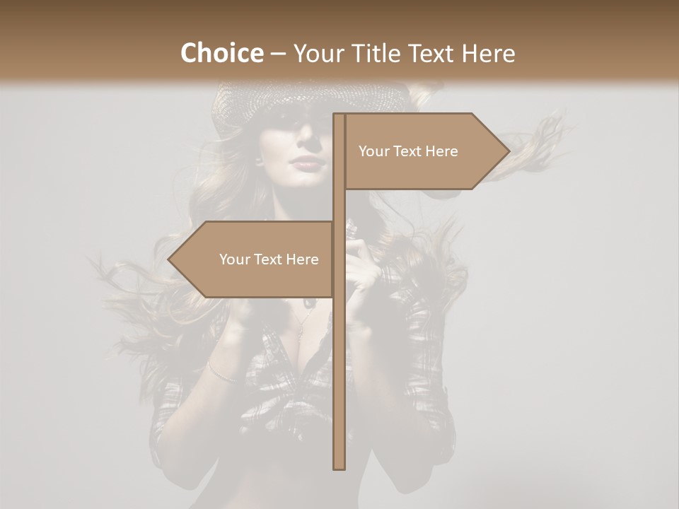 People Beautiful Glamour PowerPoint Template