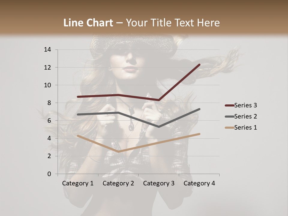 People Beautiful Glamour PowerPoint Template