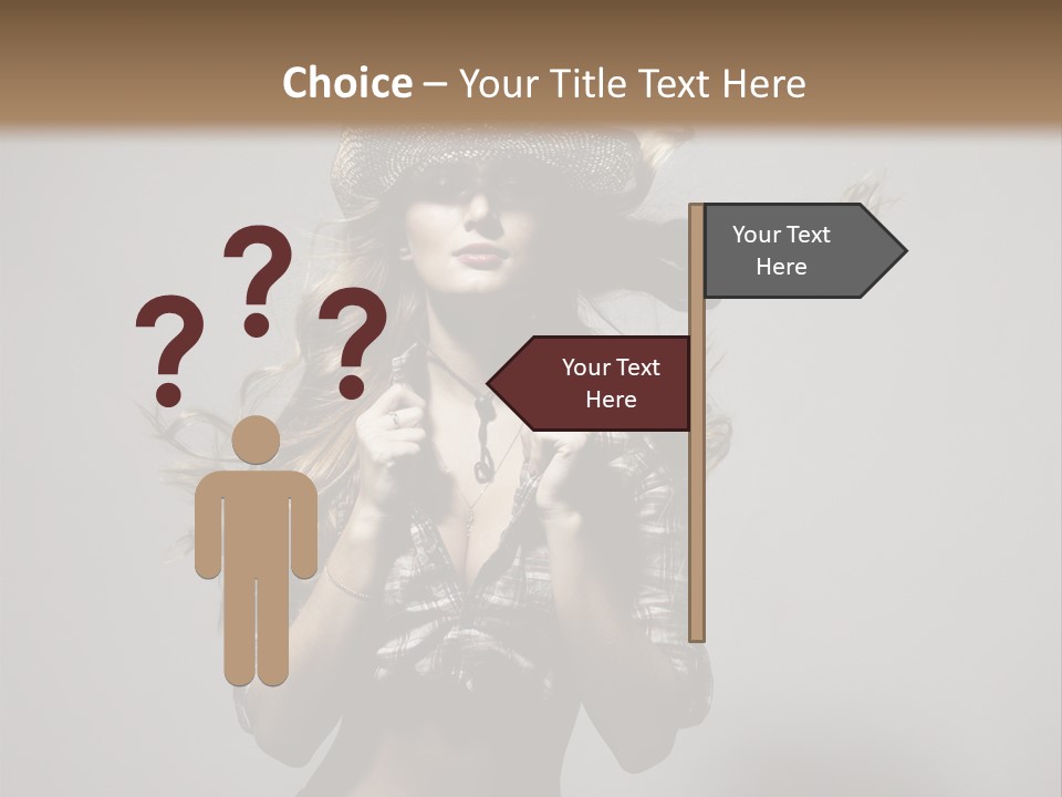 People Beautiful Glamour PowerPoint Template