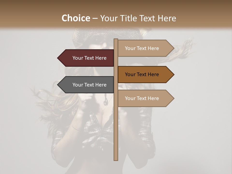 People Beautiful Glamour PowerPoint Template