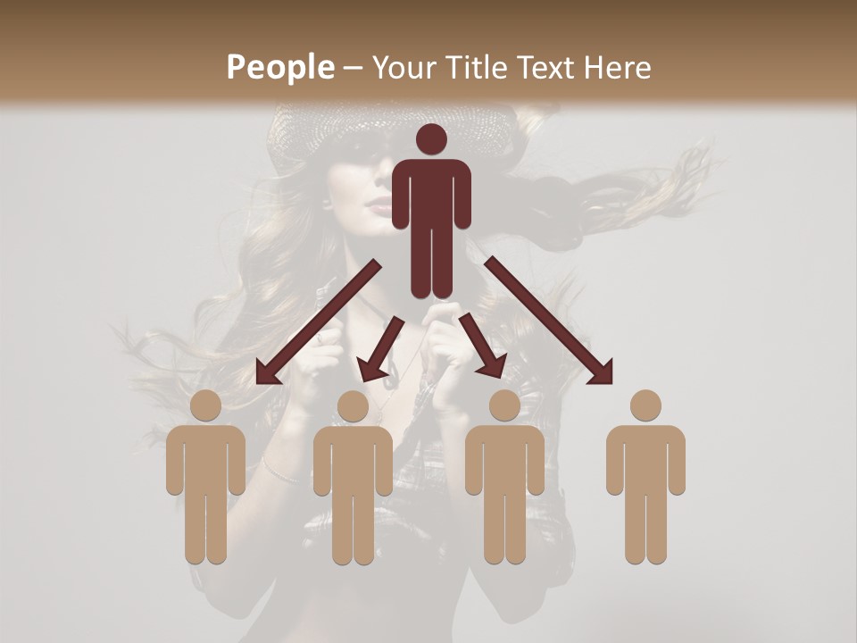 People Beautiful Glamour PowerPoint Template